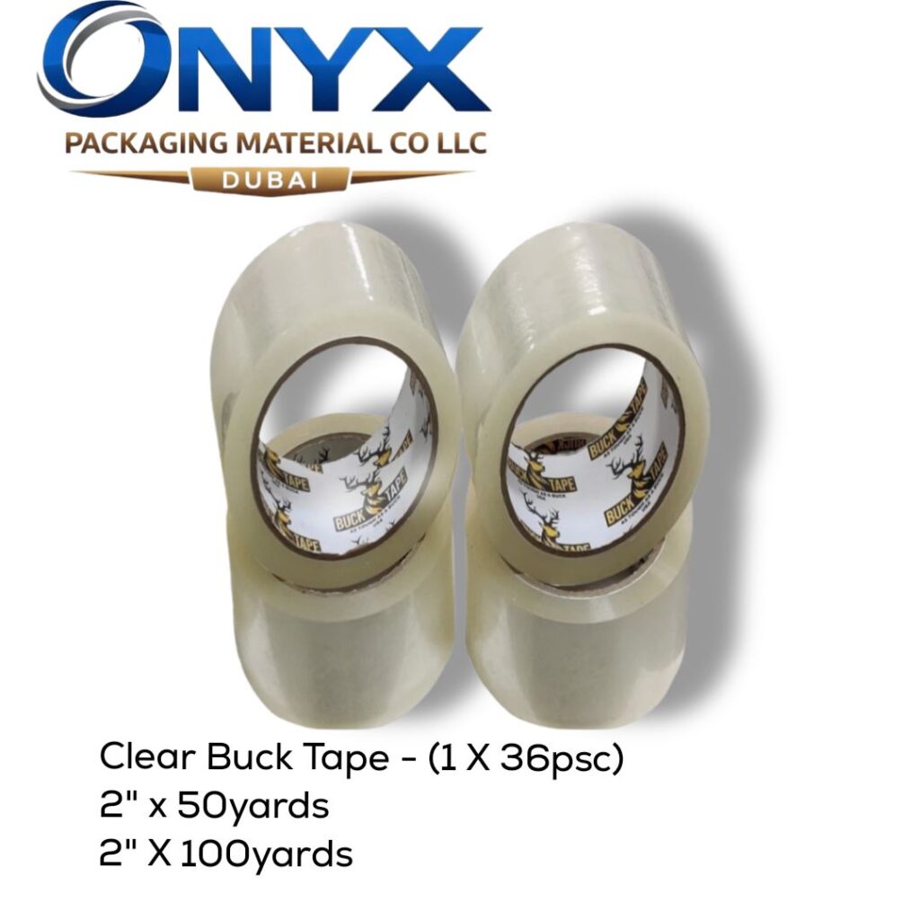 Clear Buck Tape Supplier in Dubai